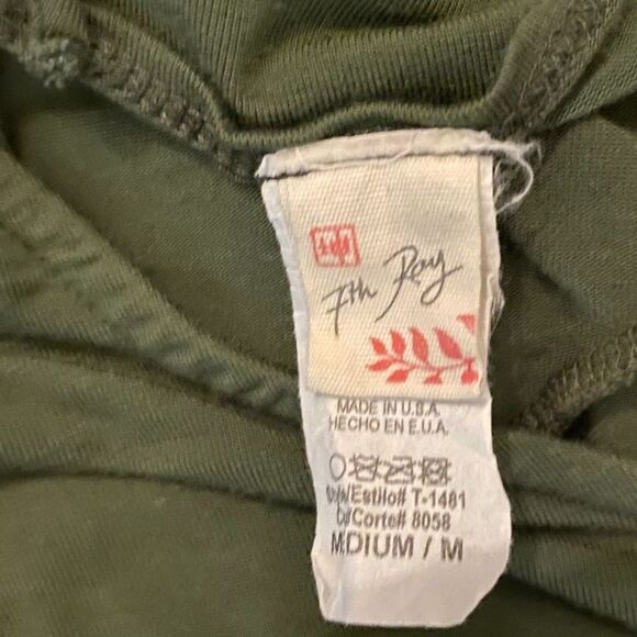 7th Ray Oversized Long Sleeve Draped Open Back Women Top Size M - Picture 5 of 6